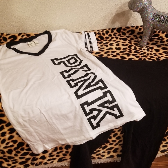 NWOT VS Pink Leggings Bundle - Picture 4 of 5